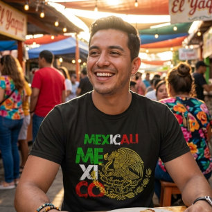 T-Shirt Mexicali Mexique fierté avec emblème d'aig