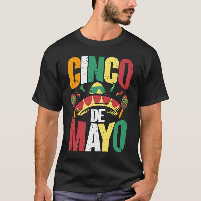 T-shirt Mexican Cinco De Mayo (Devant)