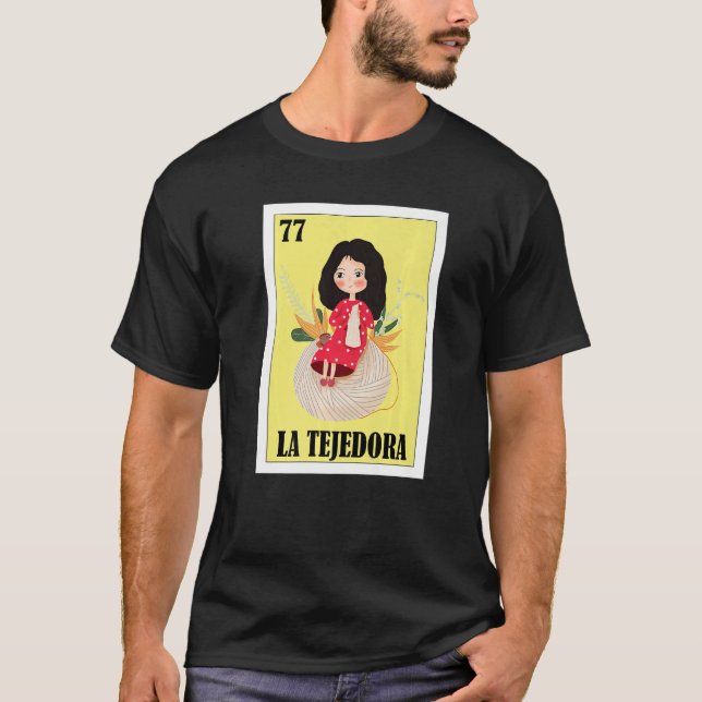 T-shirt Mexican for Weavers  La Tejedora (Devant)
