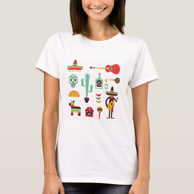 T-shirt mexican mariachi (Devant)