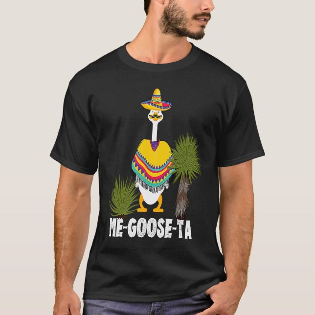 T-shirt Mexican  ME GOOSE TA Me Gusta pun (Devant)