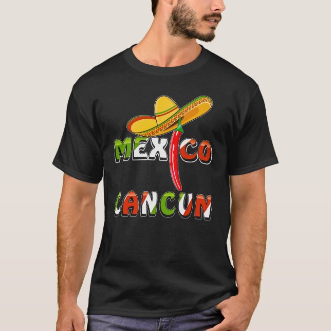 T-SHIRT MEXICO CANCUN (Devant)