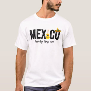 T-shirt Mexico Family Trip 2022 Matchig Group Design