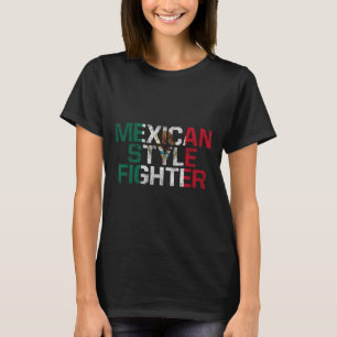 T-shirt Mexique Boxe style mexicain Combattez drôle