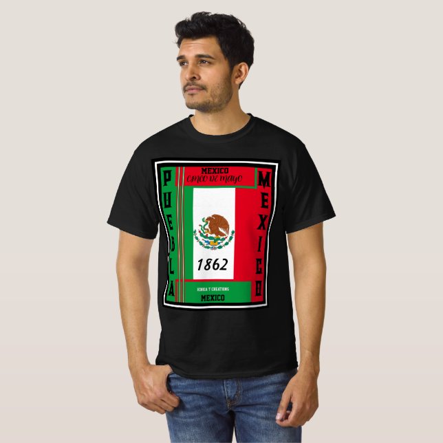 T-shirt Mexique - Cinco de Mayo (Devant entier)