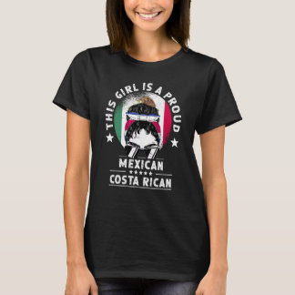 T-shirt Mexique Drapeau Costa Rica Croissance Femmes Citoy