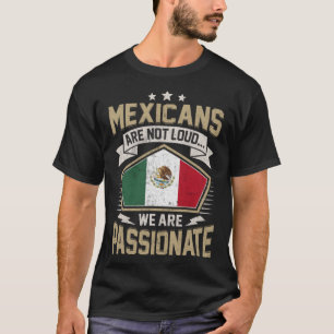 T-shirt Mexique Drapeau passionné Mexicains Filles & Femme