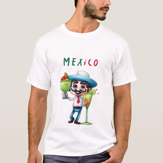 T-shirt Mexique et Margarita (Devant)