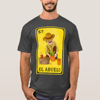 T-shirt Mexique grand père père espagnol Loterie espagnole