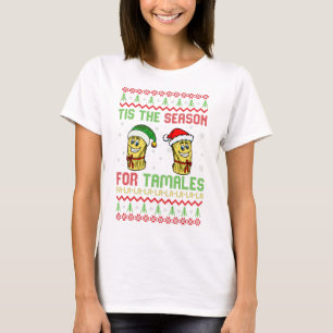 T-shirt Mexique Noël laid C'est la saison pour les tamales