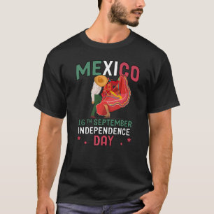 T-shirt Mexique Pride Independence Day 2022 Drapeau mexica