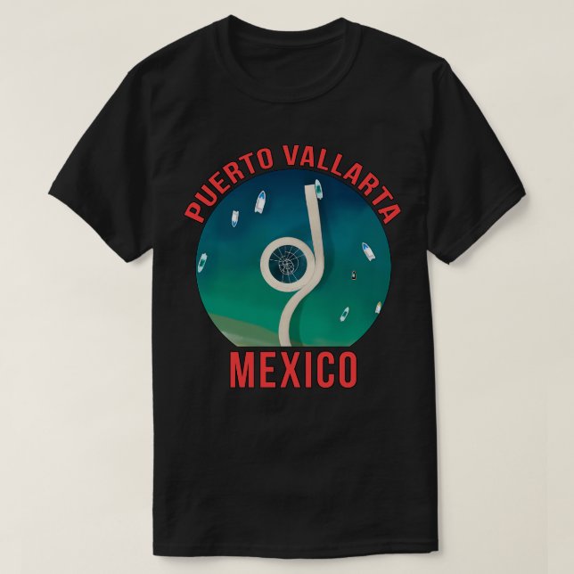 T-shirt Mexique Puerto Vallarta (Design devant)