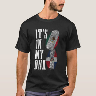 T-shirt Mexique République Dominicaine Il Est Dans Mon Adn