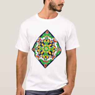 T-shirt Mexique Talavera Terracotta Carrelage Design No 4