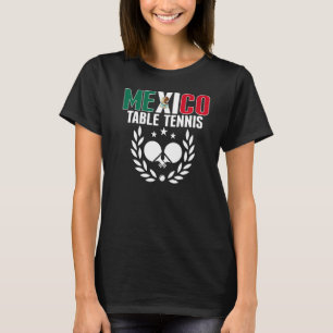 T-shirt Mexique Tennis de table Mexique Ping Pong Team Sou