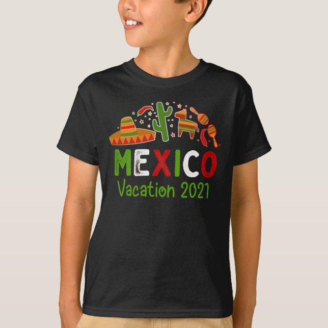 T-shirt Mexique - Vacances de correspondance 2021 (Devant)