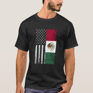 T-shirt Mexique Vintage Mexique Drapeau Amérique USA Mexiq