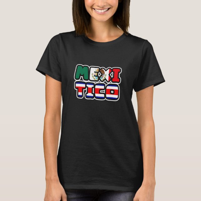 T-shirt MEXITICO Mexico and Costa Rica (Devant)