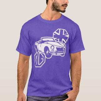 T-shirt MG MGA Voiture de sport britannique classique rétr