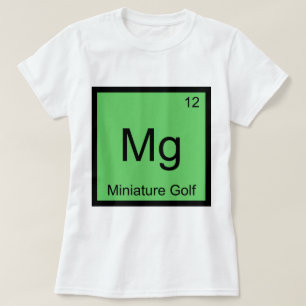 T-shirt Mg - Symbole de l'élément Chimie amusante du min
