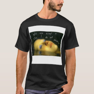 T-shirt Mia goth Je n’accepterai pas une vie que je ne mér