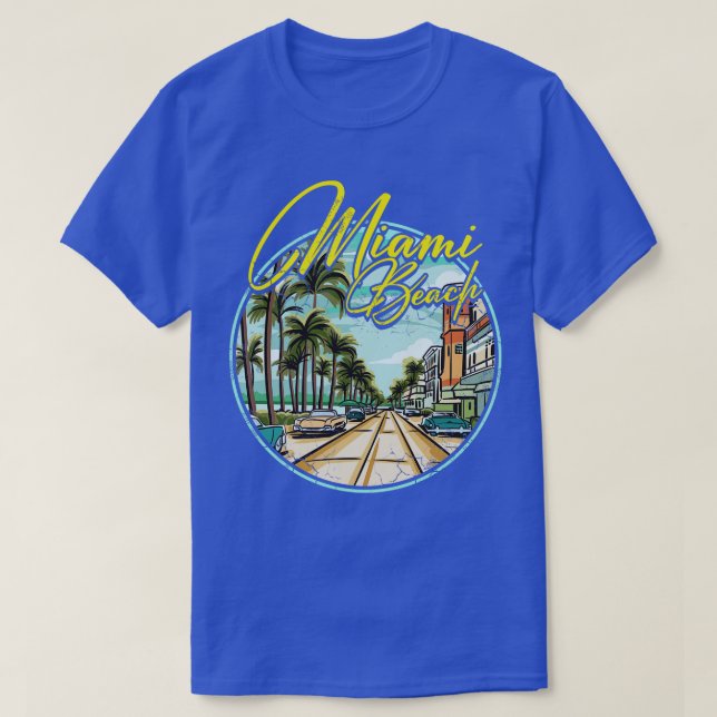 T-shirt Miami Beach Floride (Design devant)