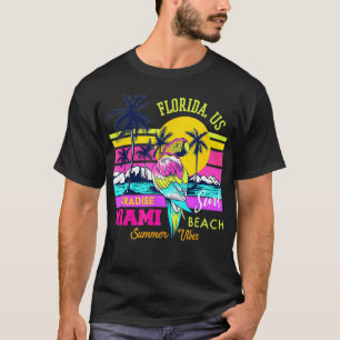T-shirt Miami Beach Novelty s I Love Miami Floride Miami M