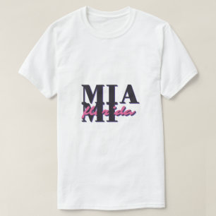 T-shirt Miami Floride - Retro Bold Typographie Graphique