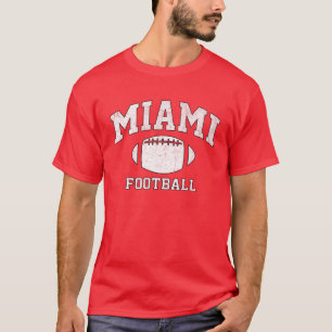 T-shirt Miami Football - OH vintage Varsity style