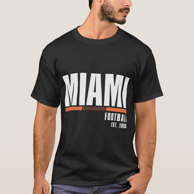 T-shirt Miami National Football 2023 girl (Devant)