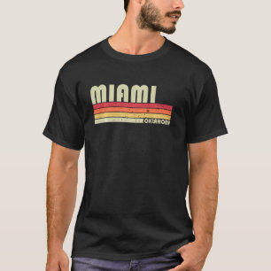 T-shirt Miami Ok Oklahoma Funny City Accueil Racines Retro