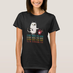 T-shirt Miaou Ca Chaque Friandise Que Vous Faites Chat Mia