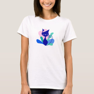 T-shirt Miau de chat d'été