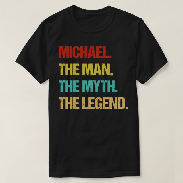 T-shirt Michael The Man  (Design devant)