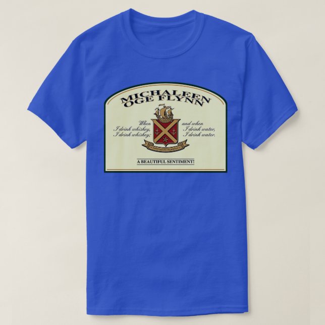 T-shirt Michaleen Oge Flynn Full Lable (Design devant)