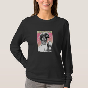 T-shirt Michelangelo 90s esthétique Vaporwave Mème I