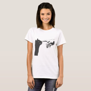 T-shirt Michelangelo Cat - Choisir la couleur arrière - p