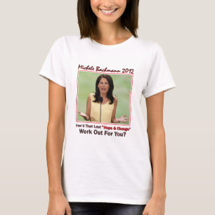 T-shirt Michele Bachmann - Espoir et changement