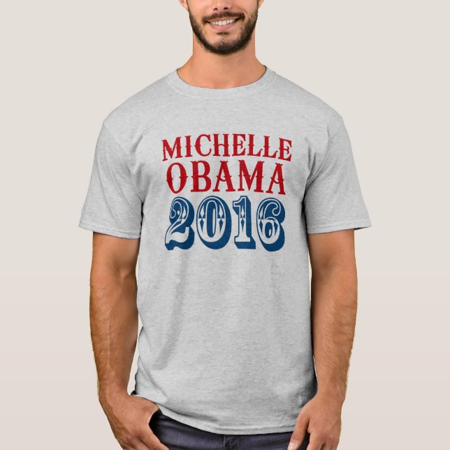 T-shirt MICHELLE OBAMA 2012 CLASSIC.png (Devant)