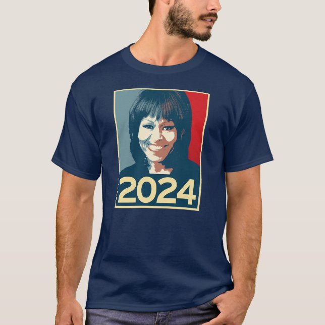 T-shirt Michelle Obama 2024 (Devant)