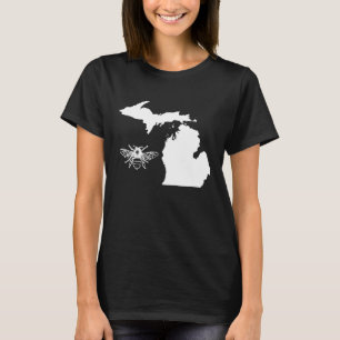 T-shirt Michigan Bee Lover Shirt Beekeeper Beekeeper