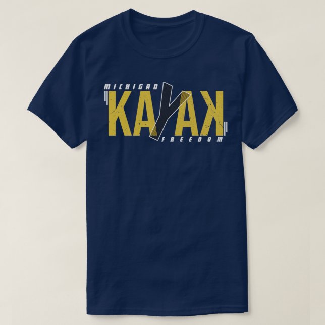 T-shirt michigan kayak (Design devant)