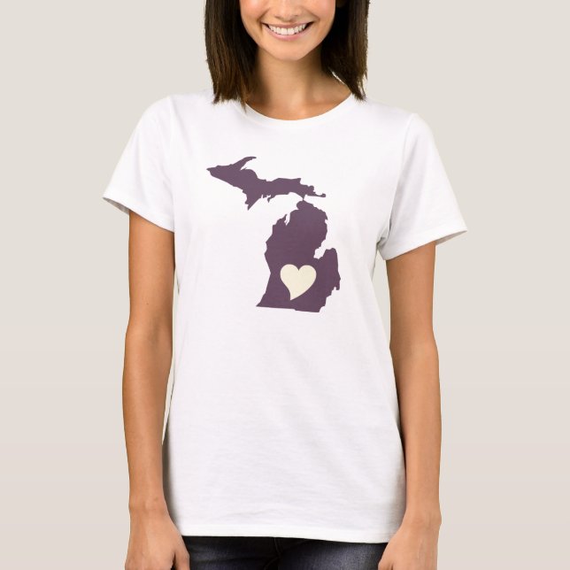 T-shirt Michigan Love (Devant)