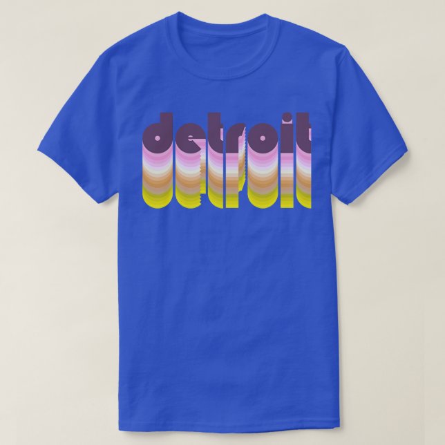 T-shirt Michigan Pride Retro Style Représente (Design devant)