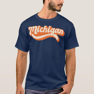 T-shirt Michigan Retro1