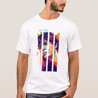 T-shirt Mick Jagger Rock Legend - Rolling Stones Frontman 