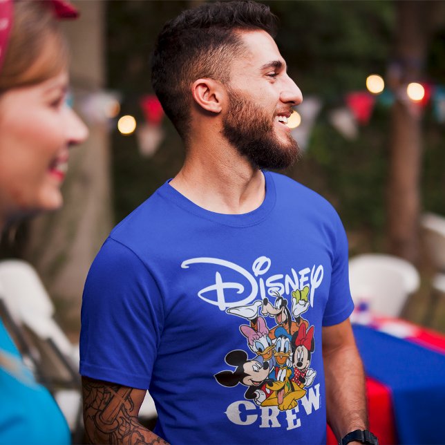 T-shirt Mickey 2 Côté & Amis Équipage - Vacances en famill (Person wearing t-shirt)