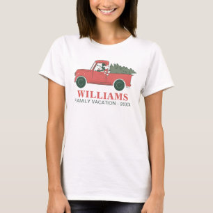 T-shirt Mickey & Camion classique   Vacances en famille de
