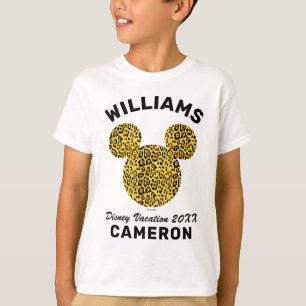 T-shirt Mickey Cheetah Family Vacation and Year