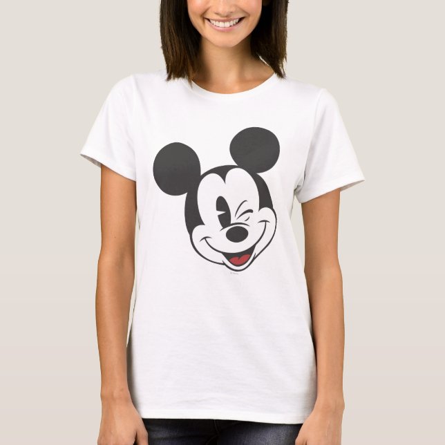 T-shirt Mickey classique | Éclat de tête (Devant)